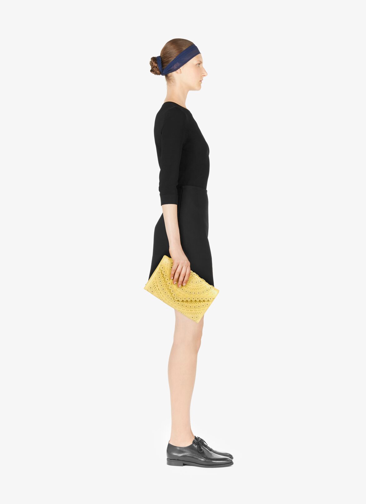 BAG CUIR LUX NEW VIENNE FLEUR TOPAZE ALAÏA GOLDTOPAS BAG CUIR LUX NEW VIENNE FLEUR TOPAZE